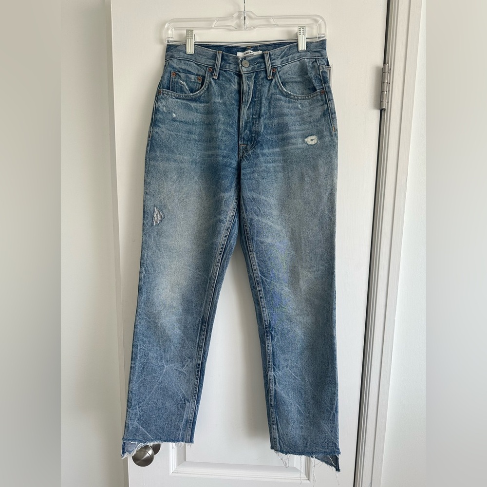 GRLFRND Helena High-Rise Straight Jean, size 25, color My Sharona